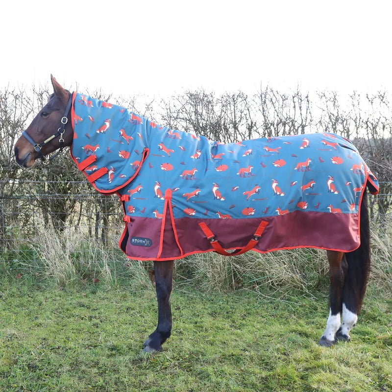 Hy StormX Original Frivolous Fox 200 Combi Turnout Rug